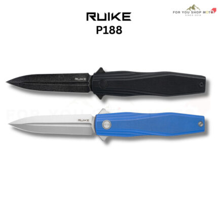 th-11134207-81ztf-mtc9z9jymnt641.jpg มีดพับ Ruike Knife P188 (P188-B / P188-E) Flipper Folding Knife ใบมีด D2 3.58" ด้าม G10 แท้ 100%