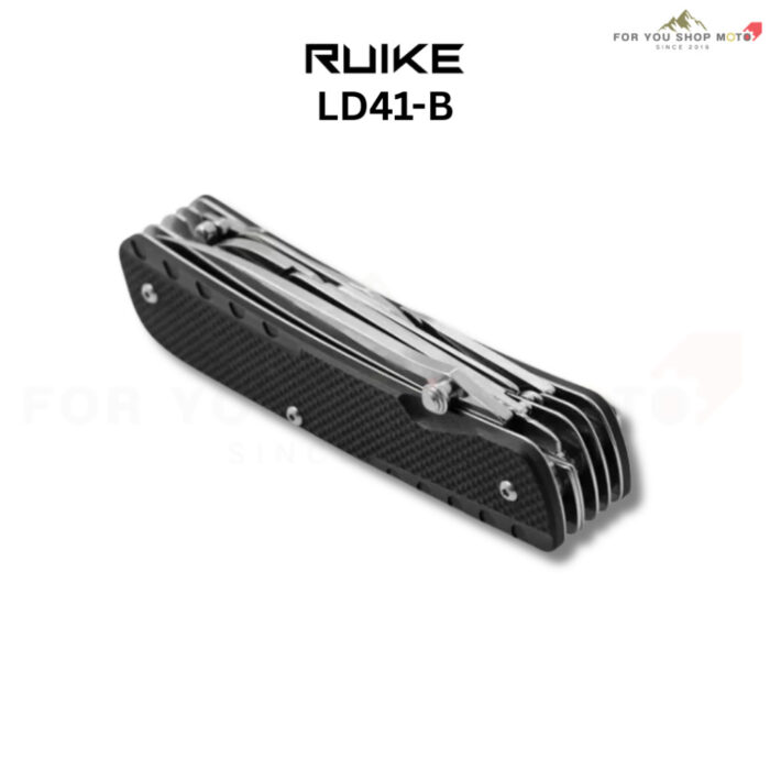 มีดพับ RUIKE LD41-B Multi-functional Knife ใบมีด Sandvik 12C27 3.35นิ้ว ด้าม G10 พร้อม Glass Breaker มีดพกอเนกประสงค์