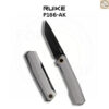 มีดพับ RUIKE P166-AK ใบมีด Tanto 3.62นิ้ว เหล็ก 14C28N เคลือบดำ ด้าม Aluminum สีเงิน Liner Lock EDC Knife