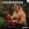 COAST HX4 Clip Light 120 Lumens ไฟฉายคลิปหนีบ LED แสงขาว/แดง พร้อมแม่เหล็ก หมุนหัวไฟได้ 180° ไฟฉายพกพา EDC