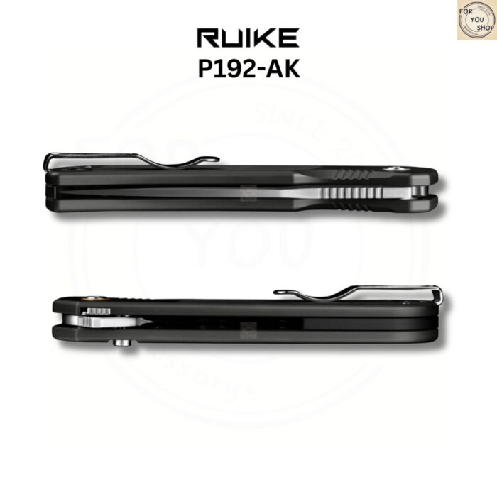 (New Products) มีดพับ RUIKE P192 ใบมีด 14C28N ขนาด 3.58 นิ้ว ด้าม Aluminum ระบบ Button Lock EDC