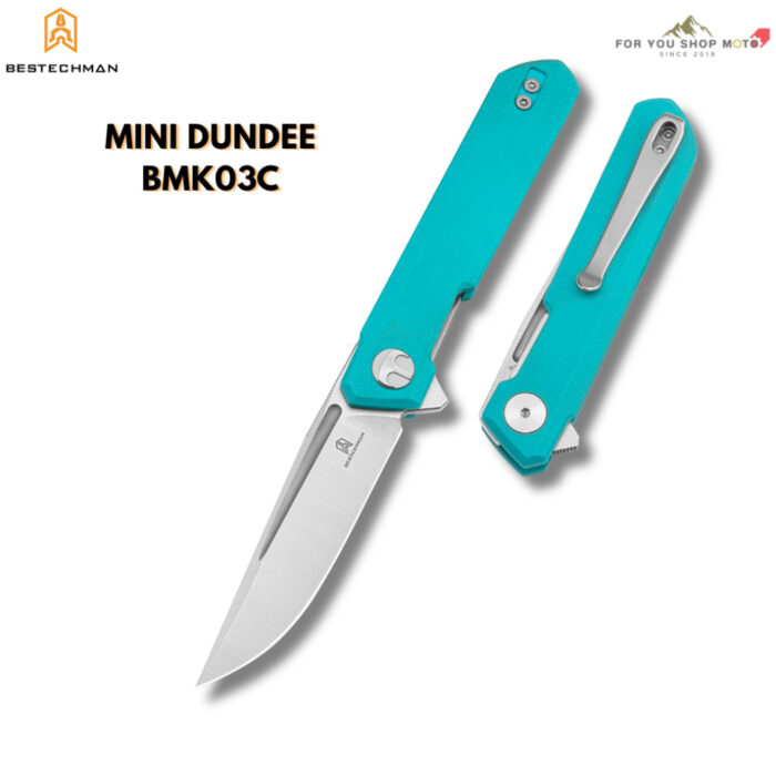 [พร้อมส่ง] มีดพับ BESTECHMAN Mini Dundee BMK03 มีด EDC ขนาดพกพา เหล็ก D2 ดีไซน์ Ostap Hel ของแท้ 100%