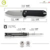 มีดพับ CIVIVI Yonder ใบมีด 14C28N / Damascus 2.88นิ้ว ด้าม G10 / Micarta / Wood Guibourtia ระบบ Crossbar Lock EDC C23073