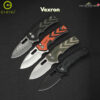 มีดพับ CIVIVI Vexron ใบมีด 14C28N / Damascus 2.98นิ้ว ด้าม G10 ระบบ Flipper & Thumb Hole & Button Lock Knife EDC C24066