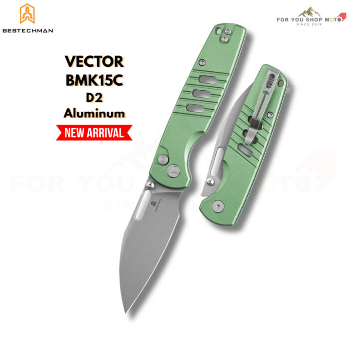 th-11134207-81ztg-mqhamm9e3mrw68-2.jpg (มีส่งด่วน)มีดพับ Bestechman Vector (BMK15) ใบมีด D2 ขนาด 3.15 นิ้ว ด้ามอลูมิเนียม ระบบ Button Lock (ของแท้)