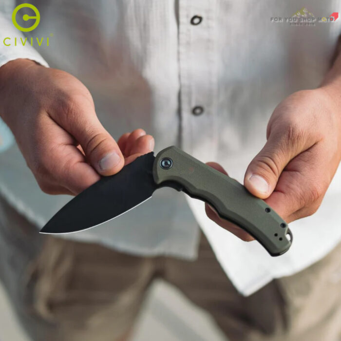 มีดพับ CIVIVI Praxis ใบมีด 9Cr18MoV 3.75 นิ้ว ด้าม G10 / Micarta / ไม้ / Carbon Fiber Resin / Ultem ระบบ Liner Lock EDC