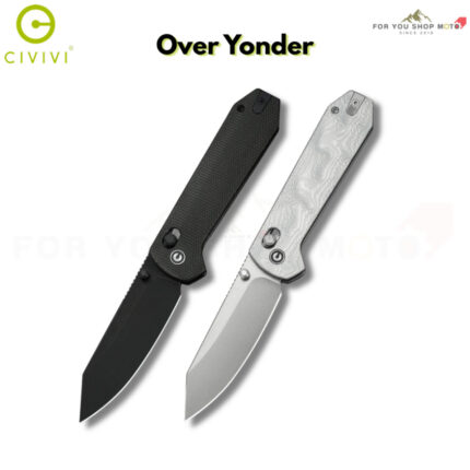 มีดพับ CIVIVI Over Yonder ใบมีด Sandvik 14C28N 3.35 นิ้ว ด้าม Micarta / G10 ระบบ Crossbar Lock มีด EDC Outdoor knife