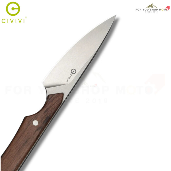 มีดพก CIVIVI High Grass Field Knife Hunting ใบมีด 14C28N 2.93 นิ้ว ด้าม G10 / Micarta / ไม้ พร้อมปลอก Kydex มีดฟิกซ์ EDC