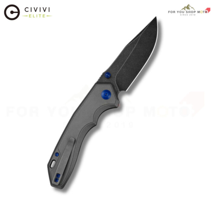 New! มีดพับ CIVIVI ELITE Brova ใบมีด CPM S35VN 3.41 นิ้ว ด้ามอะลูมิเนียม Aluminum ระบบ Top Liner Lock Thumb Stud มีด EDC