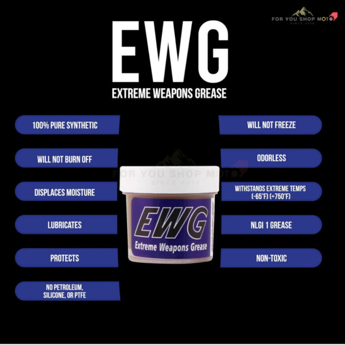 SLIP 2000 EWG Extreme Weapons Grease (1.5 oz / 42.5g) - จาระบีสังเคราะห์หล่อลื่นปืนเกรดพรีเมียม นำเข้า USA แท้ 100%