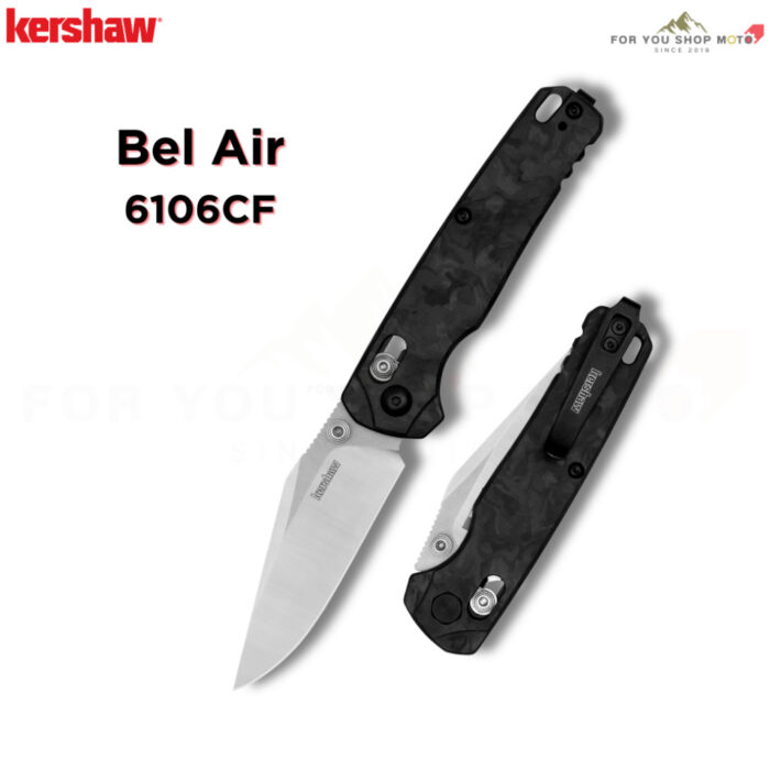 มีดพับ Kershaw Bel Air Clip Point USA ใบมีด MagnaCut 3.05 นิ้ว ด้าม Micarta / G10 / Carbon Fiber 6106 / 6106BLK / 6106CF