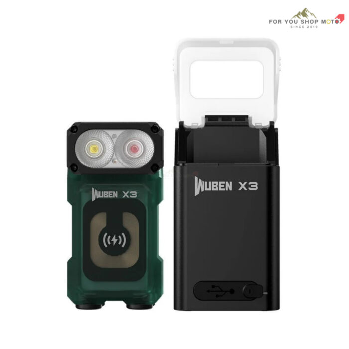 th-11134207-81ztg-mrt2e3rrjrba64.jpg WUBEN Lightok X3 Owl ไฟฉาย EDC พกพา 700 Lumens ไฟขาว+ไฟแดง หัวหมุน 180° ชาร์จไร้สาย ฐานแม่เหล็ก