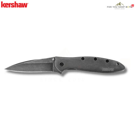 มีดพับ Kershaw 1660BLKW Ken Onion Leek BlackWash (ใบมีด Sandvik 14C28N ขนาด 3 นิ้ว / ด้ามสแตนเลส / Made in USA)