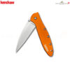 th-11134207-81ztg-ms14rvb249ol19-2.jpg มีดพับ Kershaw 1660OR Ken Onion Leek Orange/ส้ม (ใบมีด Sandvik 14C28N ขนาด 3 นิ้ว / ด้ามอลูมิเนียมสีส้ม / Made in USA)