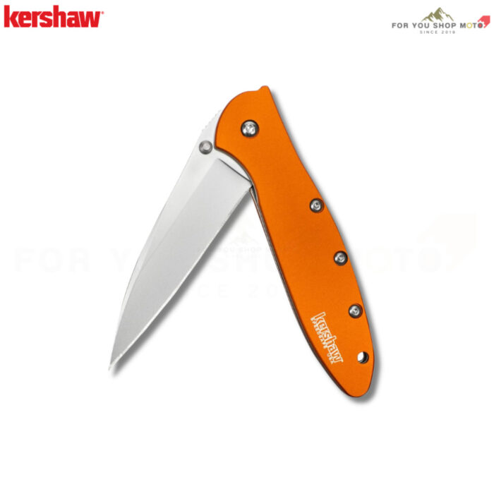 th-11134207-81ztg-ms14rvb249ol19-2.jpg มีดพับ Kershaw 1660OR Ken Onion Leek Orange/ส้ม (ใบมีด Sandvik 14C28N ขนาด 3 นิ้ว / ด้ามอลูมิเนียมสีส้ม / Made in USA)