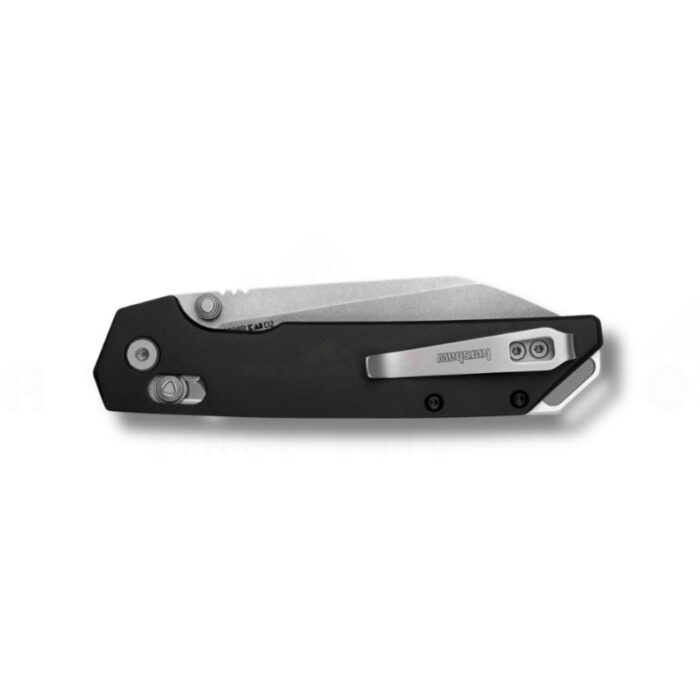 Kershaw 2038R Iridium DuraLock KVT มีดพับ EDC ใบมีด D2 Reverse Tanto 3.4 นิ้ว ด้ามอลูมิเนียมดำ ของแท้