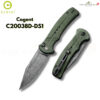 มีดพับ CIVIVI Cogent ใบ 14C28N / Damascus 3.47 นิ้ว ด้าม Micarta / G10 ระบบ Button Lock Flipper แท้ 100% EDC C20038