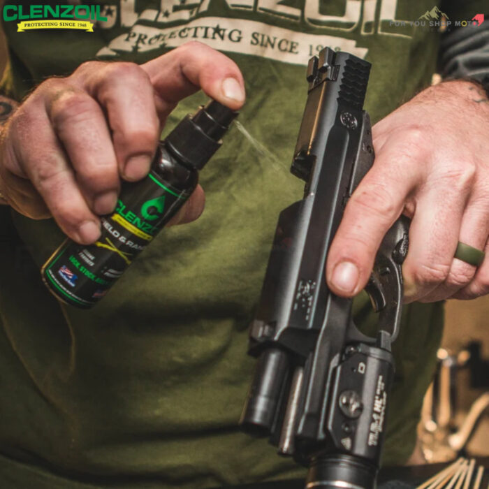 Clenzoil CLP Field & Range 2 oz น้ำยาทำความสะอาด หล่อลื่น และป้องกันสนิม สูตร 3-in-1 แบบสเปรย์ Made in USA ของแท้ 100%
