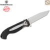 มีดพับ Smith&Wesson CKTAC ใบมีด Tanto 3.5" คมเรียบ ด้าม ABS Liner Lock สีดำ