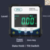 เครื่องวัดมุมดิจิตอล Digital Angle Gauge ถ่านAA แม่เหล็กด้านเดียว กันน้ำIP54 วัดมุมแม่นยำ ไม่เลเซอร์ (WD-120)