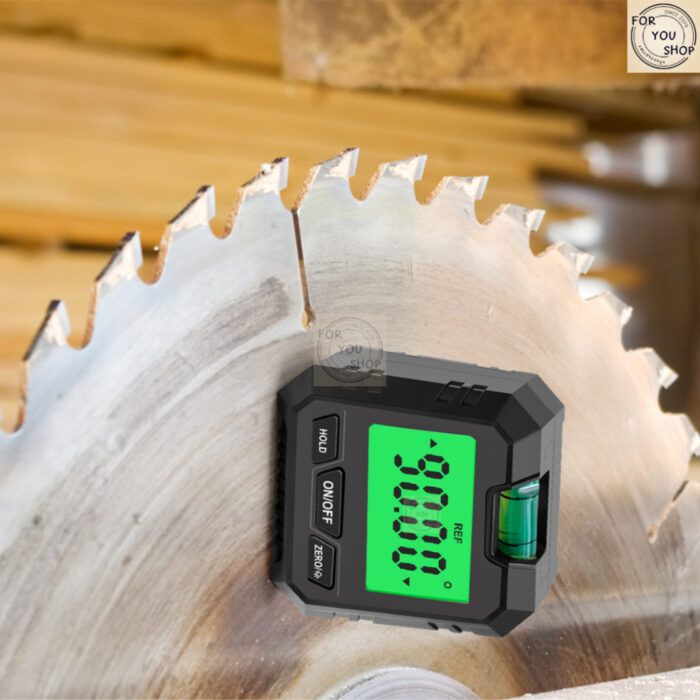 เครื่องวัดมุมดิจิตอล Digital Angle Gauge ถ่านAAA แม่เหล็กด้านเดียว วัดมุมแม่นยำ ไม่มีเลเซอร์ (VA105)