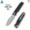 มีดพับ SRM Terrier 258L ใบมีด D2 / 140Cr Laminated 3.65 นิ้ว ด้าม G10 / Micarta ระบบ Crossbar Lock