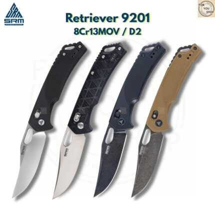 th-11134207-81zth-mn2r1lqilreu5e-1.jpg มีดพับ SRM Retriever 9201 ใบมีด D2 / 8Cr13MOV 3.54 นิ้ว Clip Point ด้าม G10 / FRN ระบบ Crossbar Lock