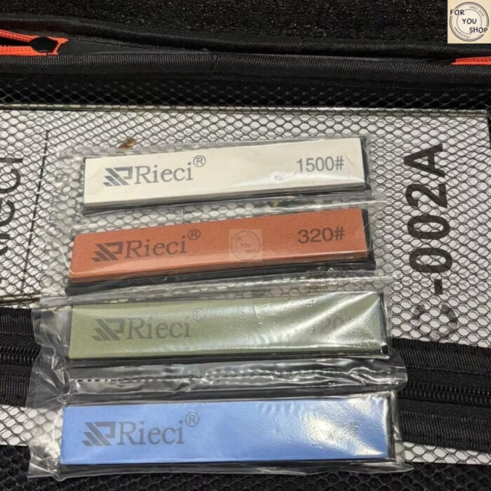 เครื่องลับมีด RIECI RC-002A รุ่นอัปเกรด ปรับองศาได้ 360° รองรับหินลับหลายประเภท พร้อมชุดหิน 4 เบอร์
