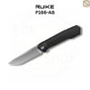 มีดพับ Ruike P166-AB ใบมีด Tanto 3.62นิ้ว เหล็ก 14C28N ด้าม Aluminum สีดำ Liner Lock Flipper Knife EDC