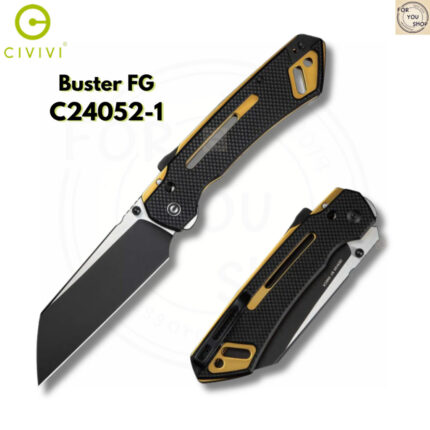 มีดพับ CIVIVI Buster FG C24052-1 ใบมีด Nitro-V 4.2นิ้ว ด้าม G10 ระบบ Thumb Stud & Superlock EDC