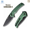 มีดพับ SENCUT Serene ใบมีด D2 3.48 นิ้ว ด้ามอลูมิเนียม Flipper & Button Lock & Thumb Stud EDC รุ่น S21022B