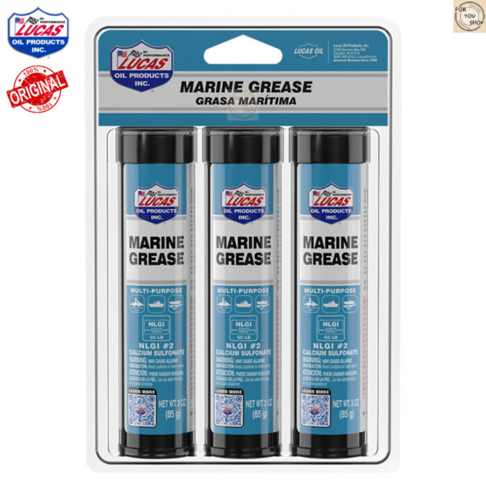 Lucas Oil Marine Grease NLGI #2 3oz จาระบีอเนกประสงค์สำหรับงานทะเล ทนน้ำเค็ม กันสนิม รับแรงกดสูง