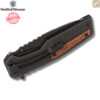 มีดพับ Smith&Wesson M&P Bodyguard ใบมีด 8Cr13MoV 3.625นิ้ว Tanto สีดำ ด้าม Aluminum ลายไม้ Liner Lock รุ่น 1085900