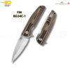 [BESTECH KNIVES] มีดพับรุ่น FIN (BG34) ด้าม G10 ใบมีด 14C28N ทรง Dagger ขนาด 3.67 นิ้วBG34B-2 BG34C-1