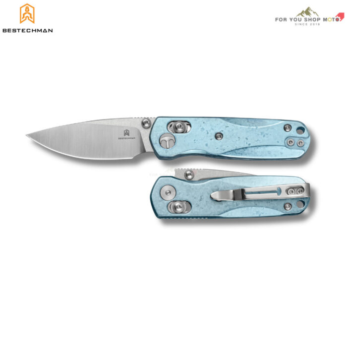 มีดพับพรีเมียม BESTECHMAN SPRITE (BMK21) เหล็ก Bohler M390 ด้าม Titanium / G10 มีด EDC ขนาดพกพา ระบบ B-Lock
