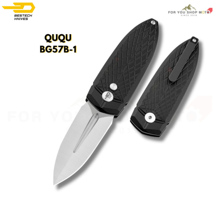 th-11134207-81zth-mq3walsatfym81-2.jpg มีดพับ BESTECH QUQU (BG57B Series) ด้ามอลูมิเนียม ใบมีด 14C28N ระบบ Button Lock ใบมีด 2.20" ดีไซน์โดย Gogo มีดพก EDC