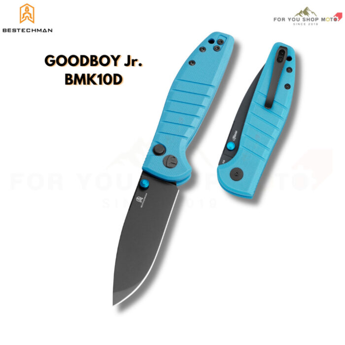 (มีส่งด่วน)BESTECHMAN GOODBOY Jr. Keanu (BMK10 Series) - มีดพับ EDC ขนาดใบมีด 2.83" ระบบ Button Lock คุณภาพสูง