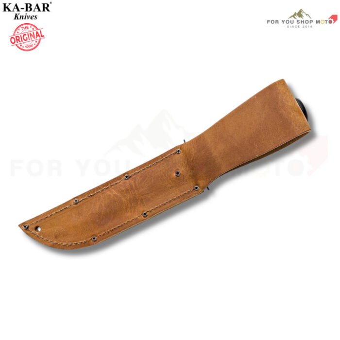 KA-BAR 1220 US Army Fighting Knife มีด Fixed 7 นิ้ว เหล็ก 1095 Carbon Steel ด้ามหนังแท้ พร้อมซองหนังแท้ ของแท้ USA 100%