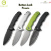 มีดพับ CIVIVI Button Lock Praxis ใบมีด Nitro-V / Damascus 3.75 นิ้ว ด้ามอะลูมิเนียม Aluminum ระบบ Button Lock มีด EDC
