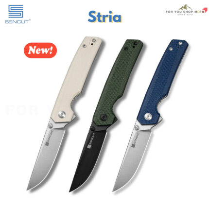 th-11134207-81zth-mr1dlrngk1dxd8-2.jpg มีดพับ SENCUT Stria ใบมีด D2 3.12 นิ้ว ด้าม G10 / Canvas Micarta ระบบ Liner Lock Flipper + Thumb Stud รุ่น S25112 มีดEDC