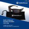 Smith & Wesson Elite Safety Glasses 21303 แว่นตาเซฟตี้ เลนส์ Smoke กันฝ้า มาตรฐาน ANSI Z87.1+ พร้อมถุงไมโครไฟเบอร์