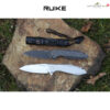 มีดพับ RUIKE P128 ใบมีด Sandvik 14C28N 3.66 นิ้ว ด้าม 420 Stainless Frame Lock Beta Plus Outdoor P128-SF / P128-SB