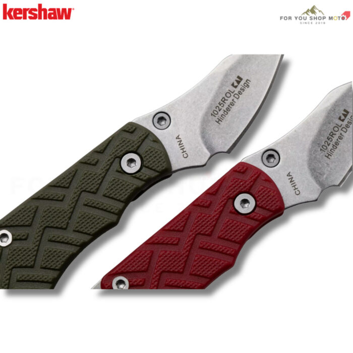 มีดพับ Kershaw Cinder 1025ROL EDC ขนาดเล็ก 2 เล่ม ใบมีด 3Cr13 1.4นิ้ว Stonewashed ด้าม GFN ระบบ Liner Lock [ของแท้]