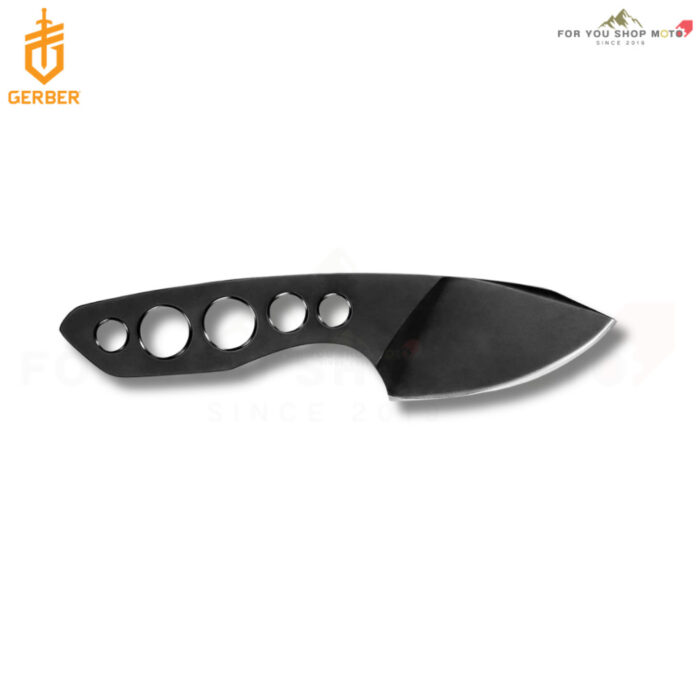 th-11134207-81zth-msb7qfd6daf929-2.jpg Gerber Dibs Fixed Blade มีดใบตาย EDC ขนาดพกพา เหล็ก 440A Black Clip Point ด้าม Skeletonized พร้อมซองหนังสีเหลือง ของแท้