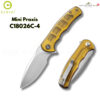 มีดพับ CIVIVI Mini Praxis ใบมีด D2 / Damascus 2.98 นิ้ว ด้าม G10 / Ultem / Wood ระบบ Liner Lock Flipper Knife EDC
