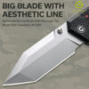 มีดพับ CIVIVI Bhaltair EDC ใบมีด Sandvik 14C28N 3.98 นิ้ว ด้าม G10 / Micarta ระบบ Liner Lock Flipper & Thumb Stud