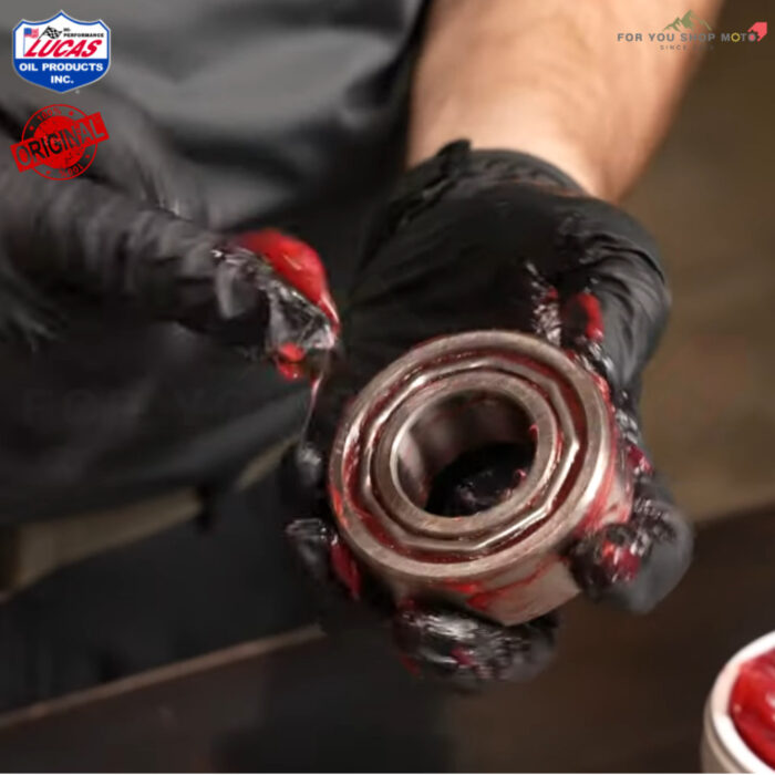 Lucas Oil Red "N" Tacky Grease NLGI #2 3oz จารบีเอนกประสงค์ เนื้อเหนียวพิเศษ ทนความร้อน ทนแรงกดทับ กันน้ำ ป้องกันสนิม