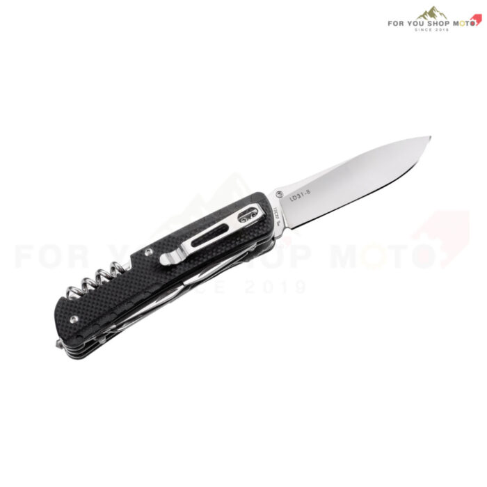 th-11134207-81zth-mtc9g80izdace9.jpg มีดพับมัลติทูล RUIKE LD31-B Multi-Tool Knife 3.0" เหล็ก Sandvik 12C27 ด้าม Black G10 ของแท้ 100%
