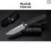 มีดพับ Ruike P166-AB ใบมีด Tanto 3.62นิ้ว เหล็ก 14C28N ด้าม Aluminum สีดำ Liner Lock Flipper Knife EDC