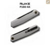 มีดพับ RUIKE P166-AK ใบมีด Tanto 3.62นิ้ว เหล็ก 14C28N เคลือบดำ ด้าม Aluminum สีเงิน Liner Lock EDC Knife